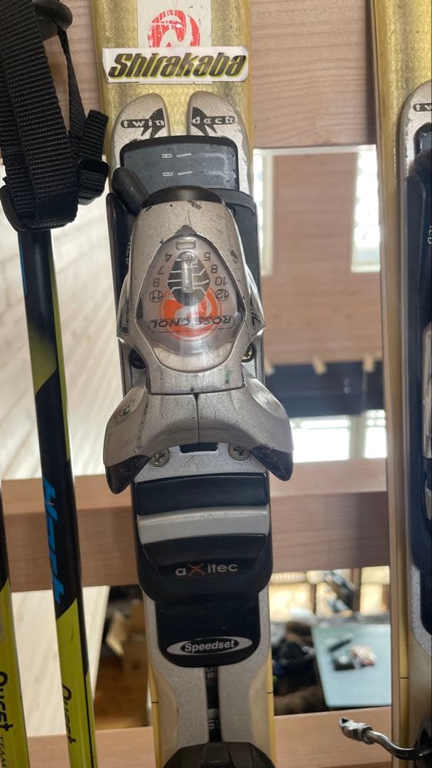 ロシニョールカービングスキー板子供ジュニアkidsキッズ158cmセット男子大人