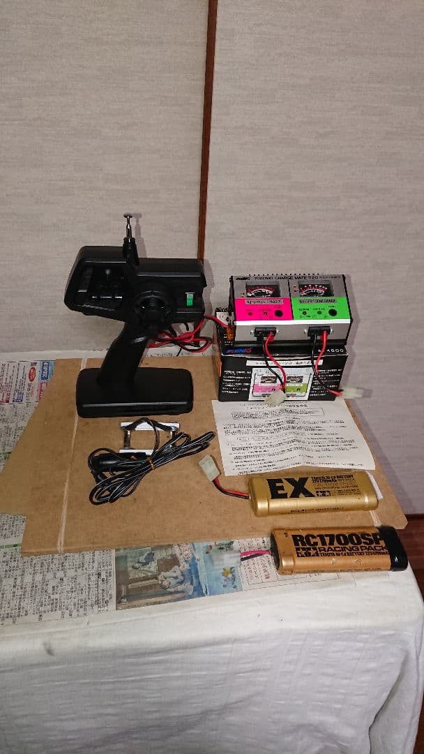 タミヤTT-01未走行セットTRF仕様汎用ボディ附属