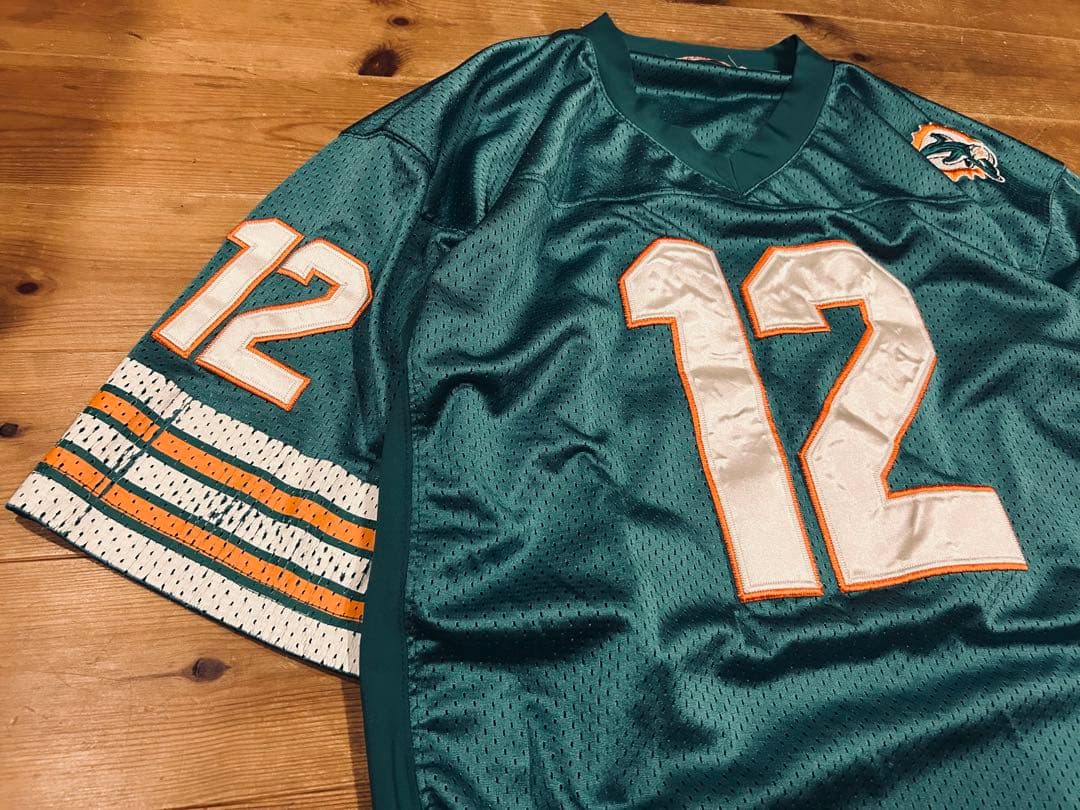 ゲームシャツ 古着 90s Mitchell & Ness マイアミ NFL