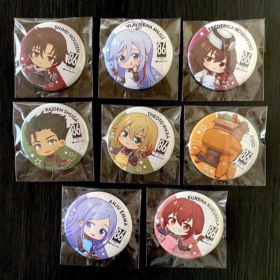 86 エイティシックス AMOCAFE コラボカフェ 缶バッジ シン レーナ