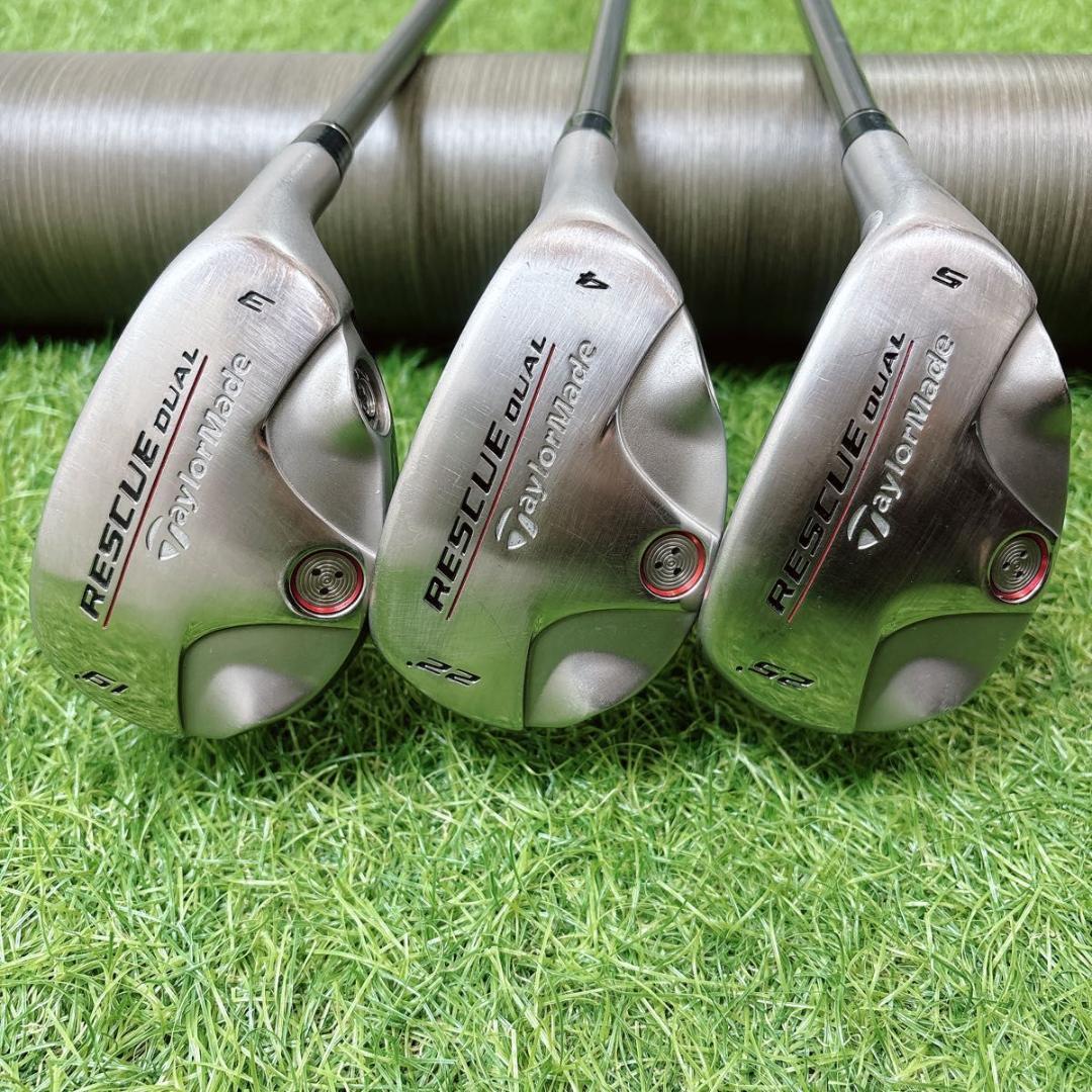 テーラーメイド RESCUE DUAL メンズゴルフ ユーティリティ 3本 R