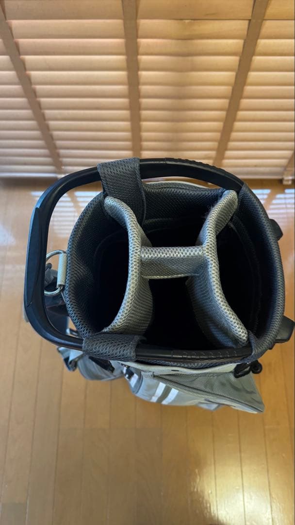 BEAMS GOLF キャディバッグ グレー