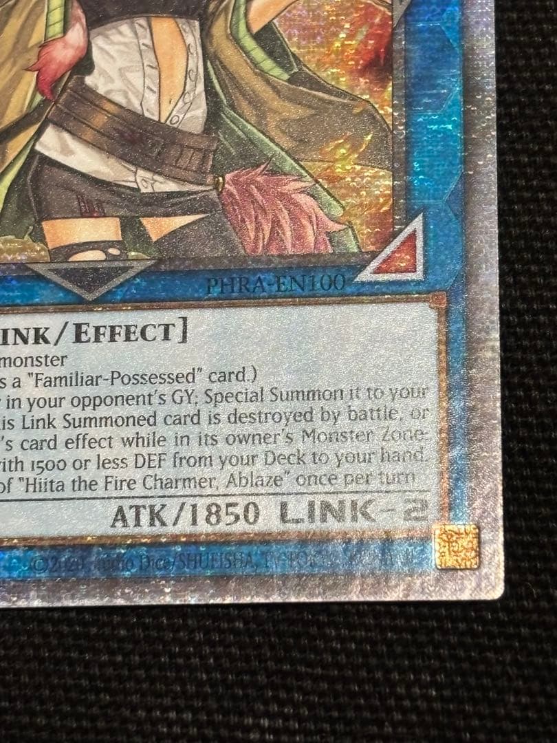 遊戯王　灼熱の火霊使いヒータ　スターライトレア　英語版　PHRA