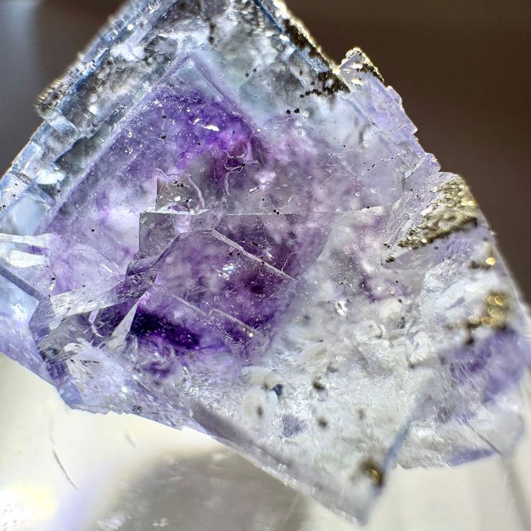 449 中国　ヤオガンシャン産　フローライト&パイライト