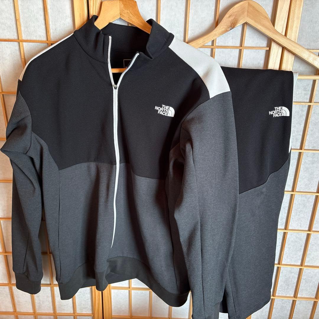 ノースフェイスジャージ上下セットアップ