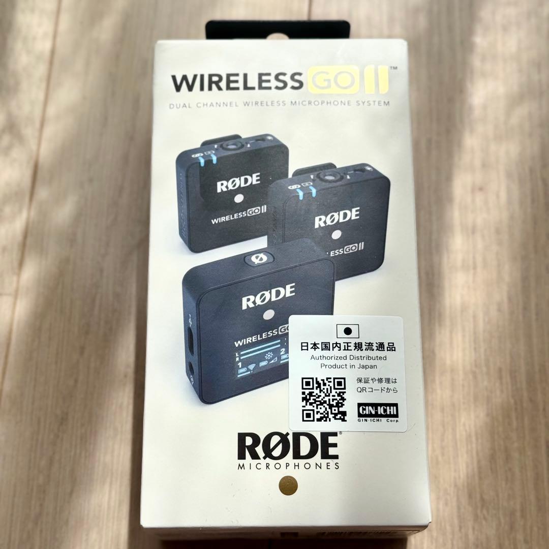 新品未使用★日本正規RODEワイヤレスゴー2 Wireless GO II