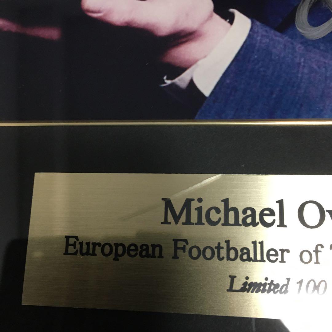 マイケルオーウェンMichael Owen　サイン入りフォトフレーム　証明書付