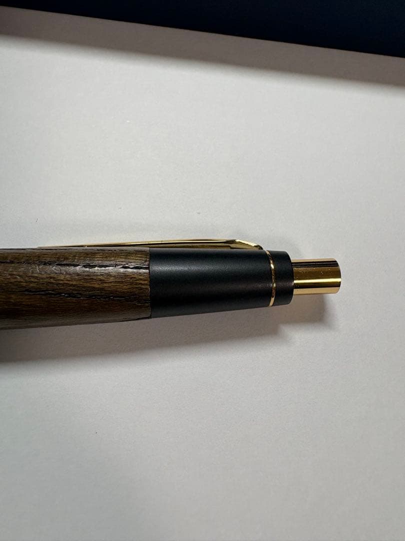 野原工芸 神代欅 新型シャーペン ゴールド金具