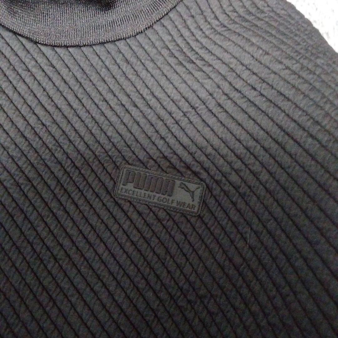 【極美品】PUMA♡型押し♡モックネック♡ワンピース♡LL　ゴルフ/スポーツ