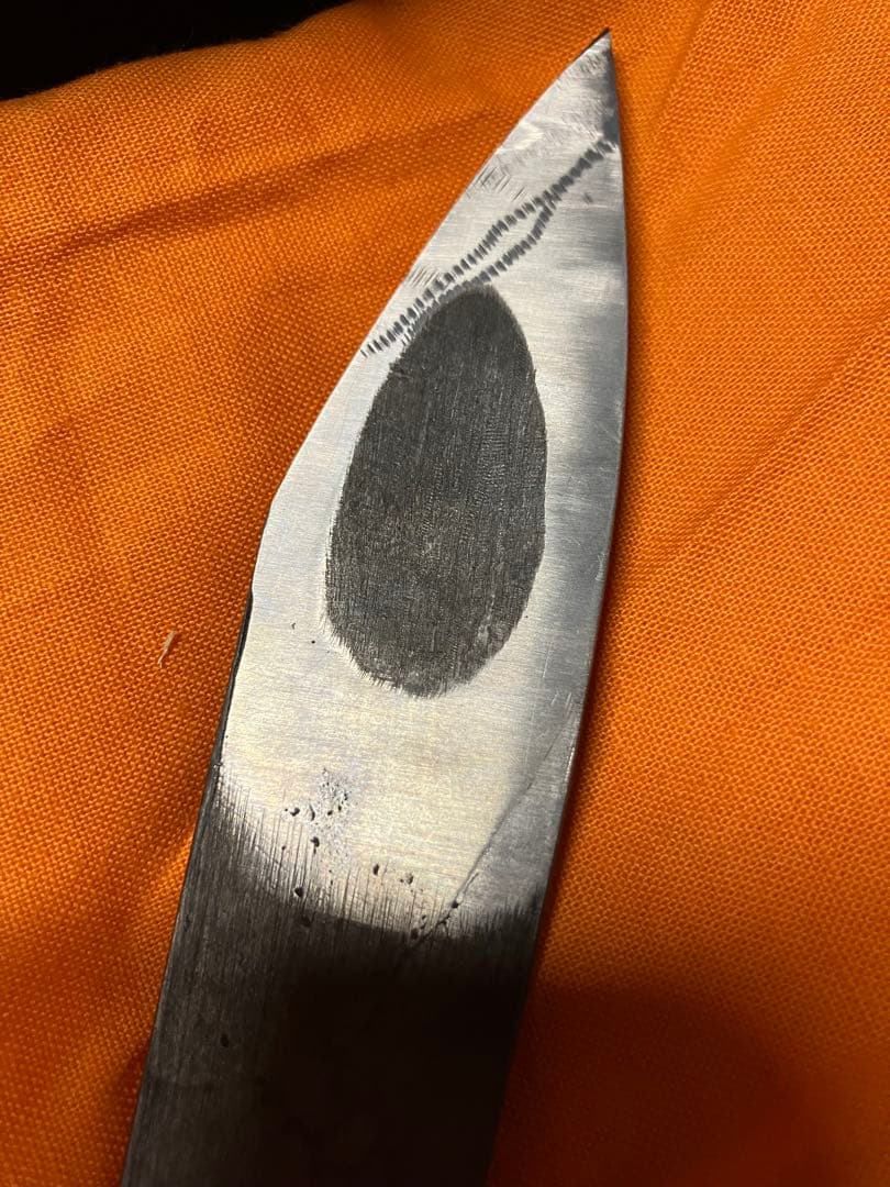 刀匠　藤安将平作　花小刀　一口　木箱　B2240