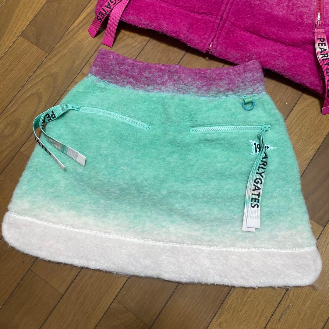 パーリーゲイツ　セットアップ　スカート　パーカー