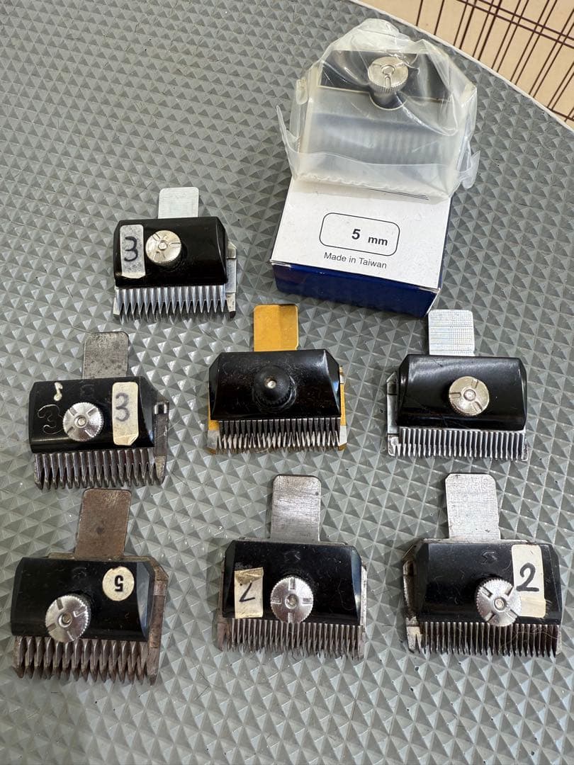 トリミング用バリカン刃セット