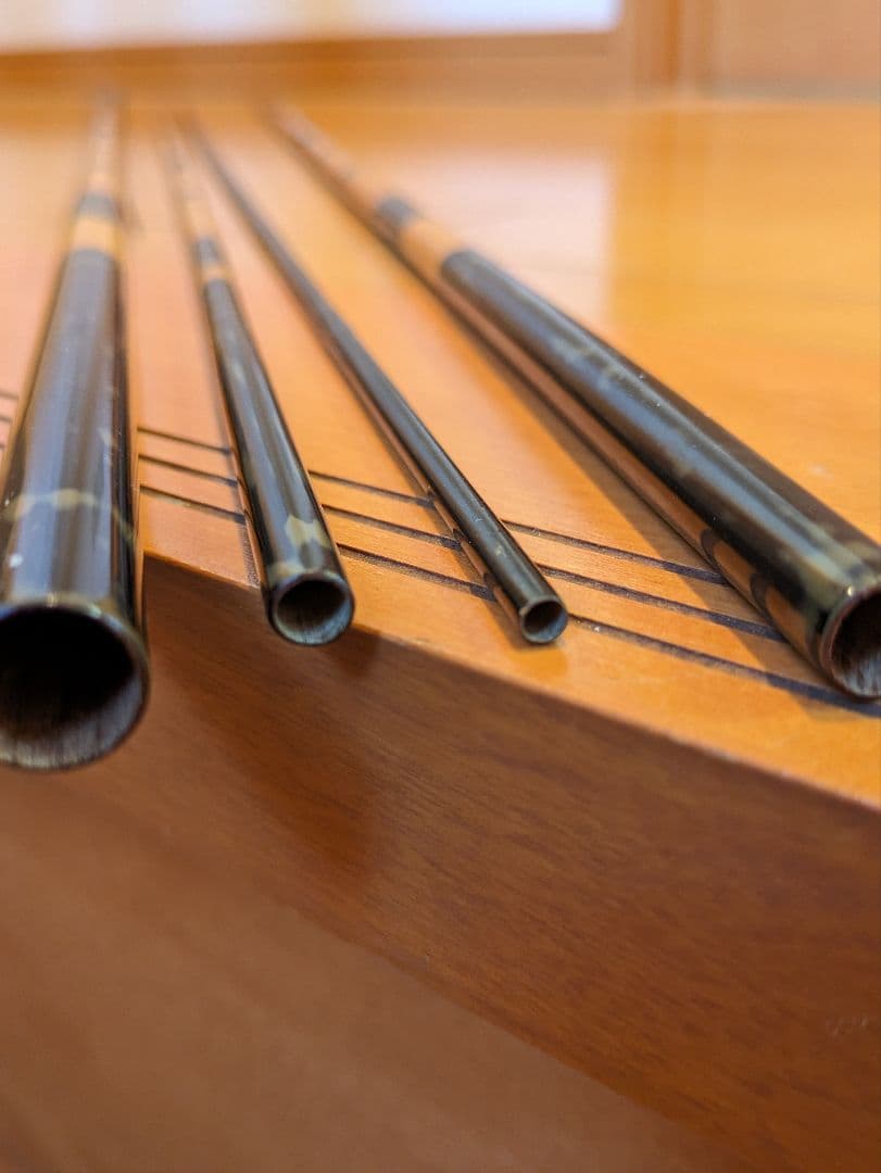 へら竿、恵舟 15.4.鶯研ぎ出し、へらぶな 竹竿