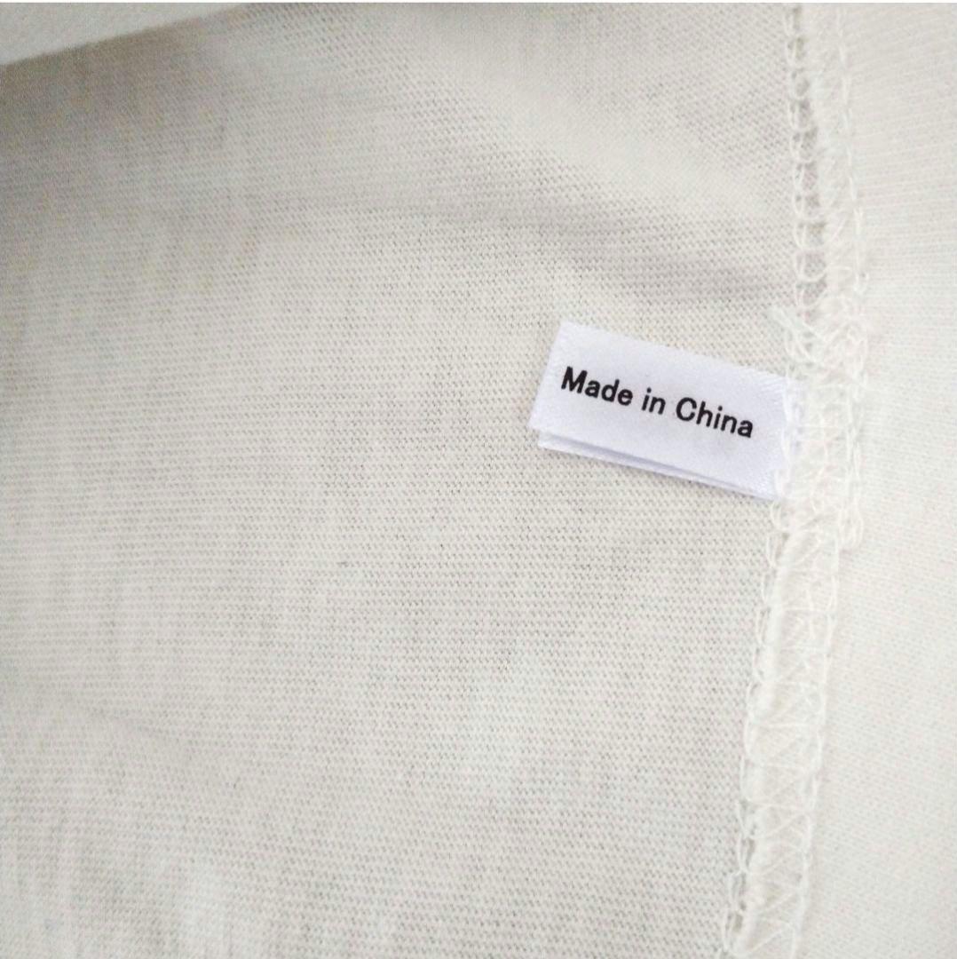 Golfickers ゴルフウェア メンズL 白 半袖Tシャツ アヒル