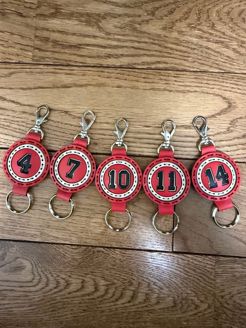 湘北ユニフォーム レザーキーホルダー 5人コンプリートset