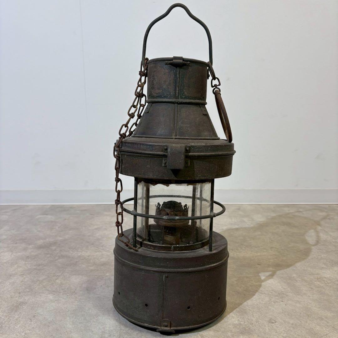 日本船燈株式会社　マリンランプ オイルランプ　船舶ランプ　1953年