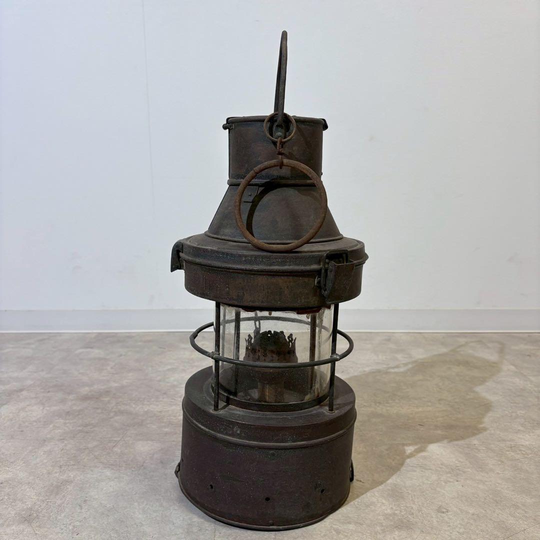 日本船燈株式会社　マリンランプ オイルランプ　船舶ランプ　1953年