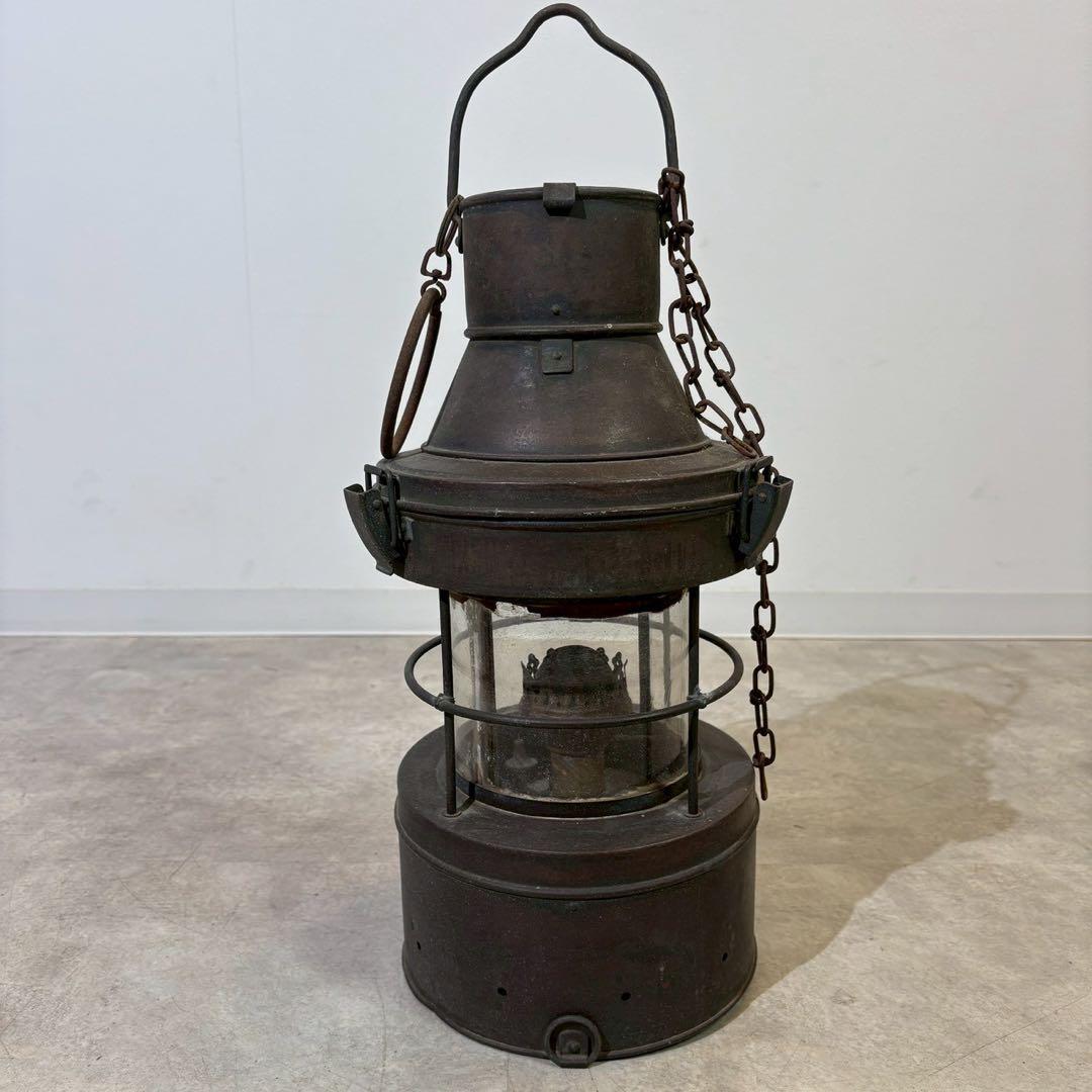 日本船燈株式会社　マリンランプ オイルランプ　船舶ランプ　1953年