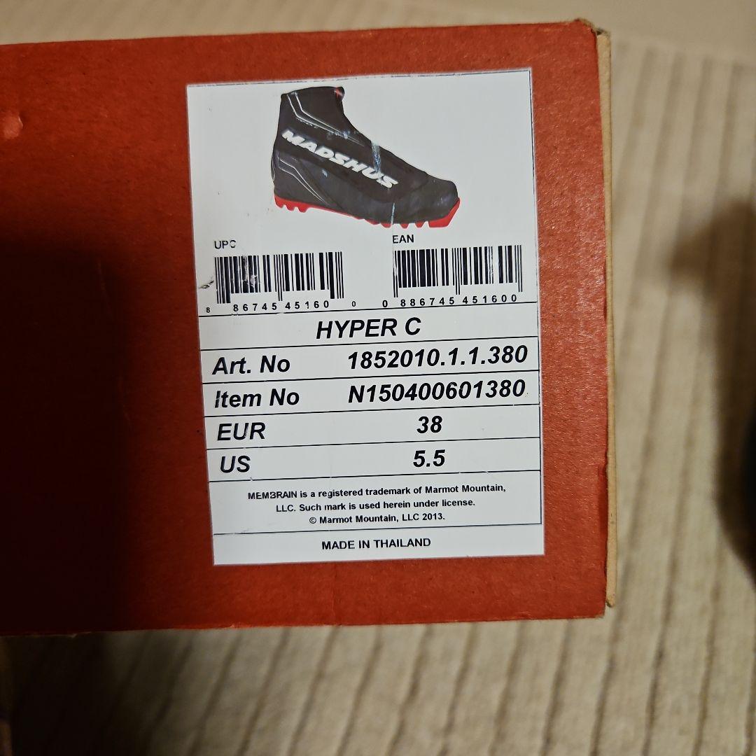 MADSHUS クロスカントリースキー用ブーツ 女性用 ブラック/レッド