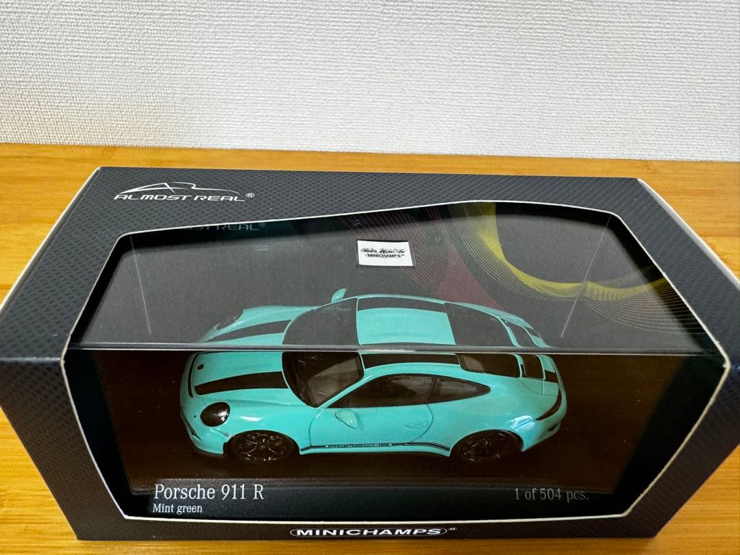 【MINICHAMPS】限定504台Porsche911 R Mintgreen