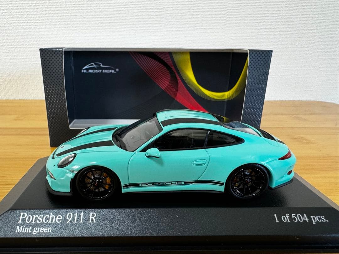 【MINICHAMPS】限定504台Porsche911 R Mintgreen