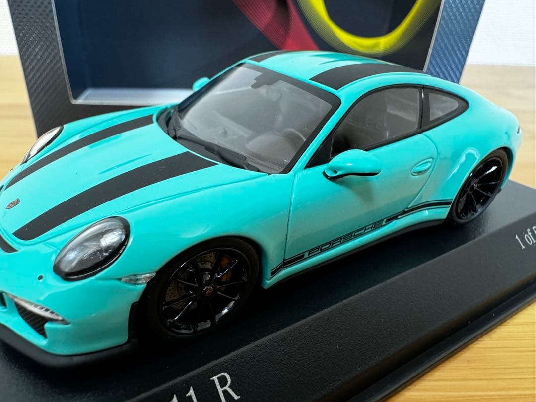 【MINICHAMPS】限定504台Porsche911 R Mintgreen