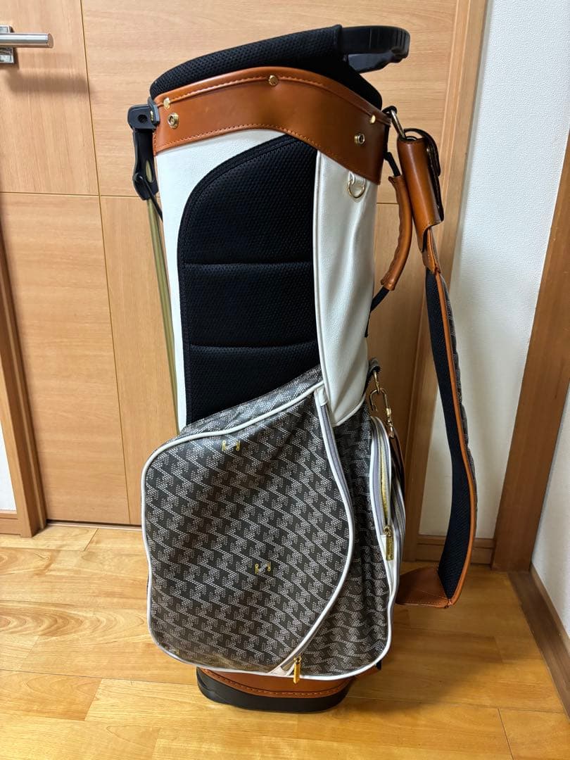 Resurrection ゴルフキャディバッグ ホワイト/グレー