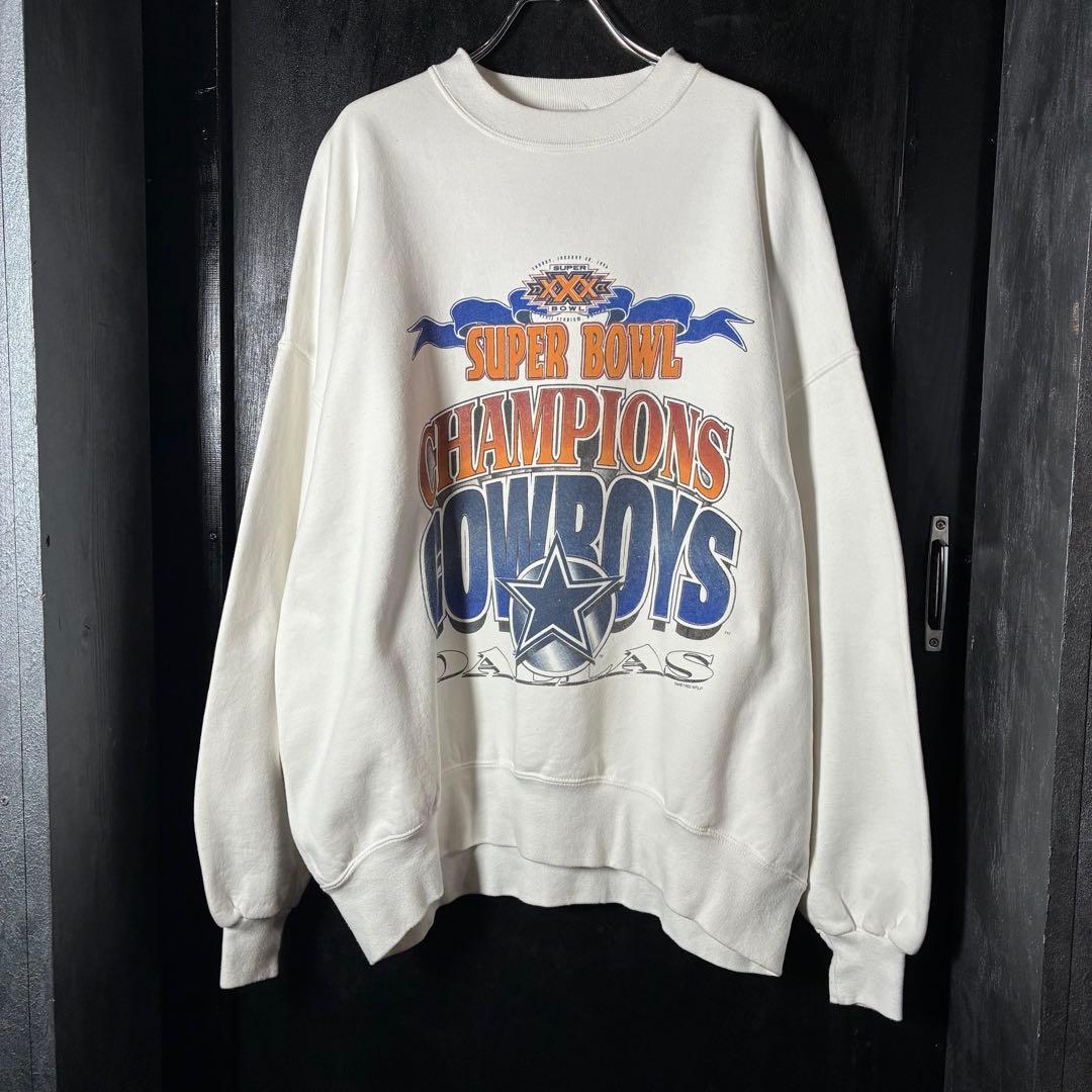 90s USA製NFL SUPER BOWL COWBOYS スウェット　XXL