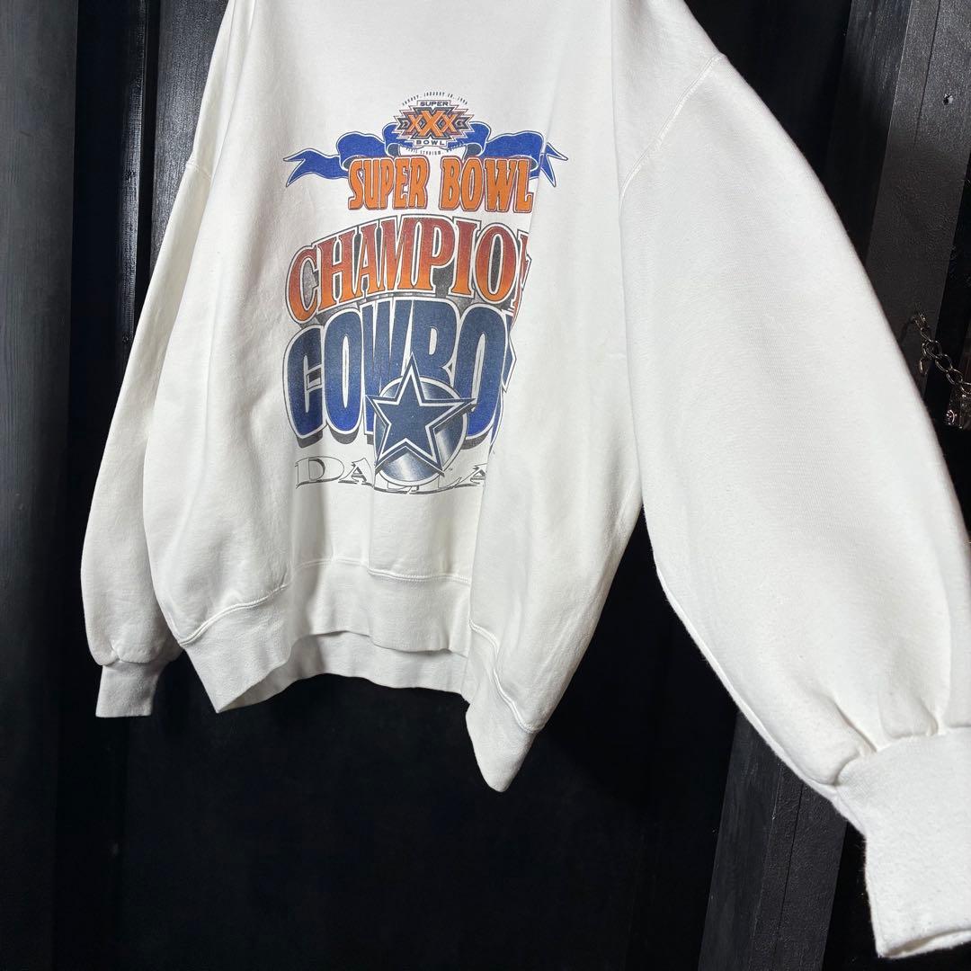 90s USA製NFL SUPER BOWL COWBOYS スウェット　XXL