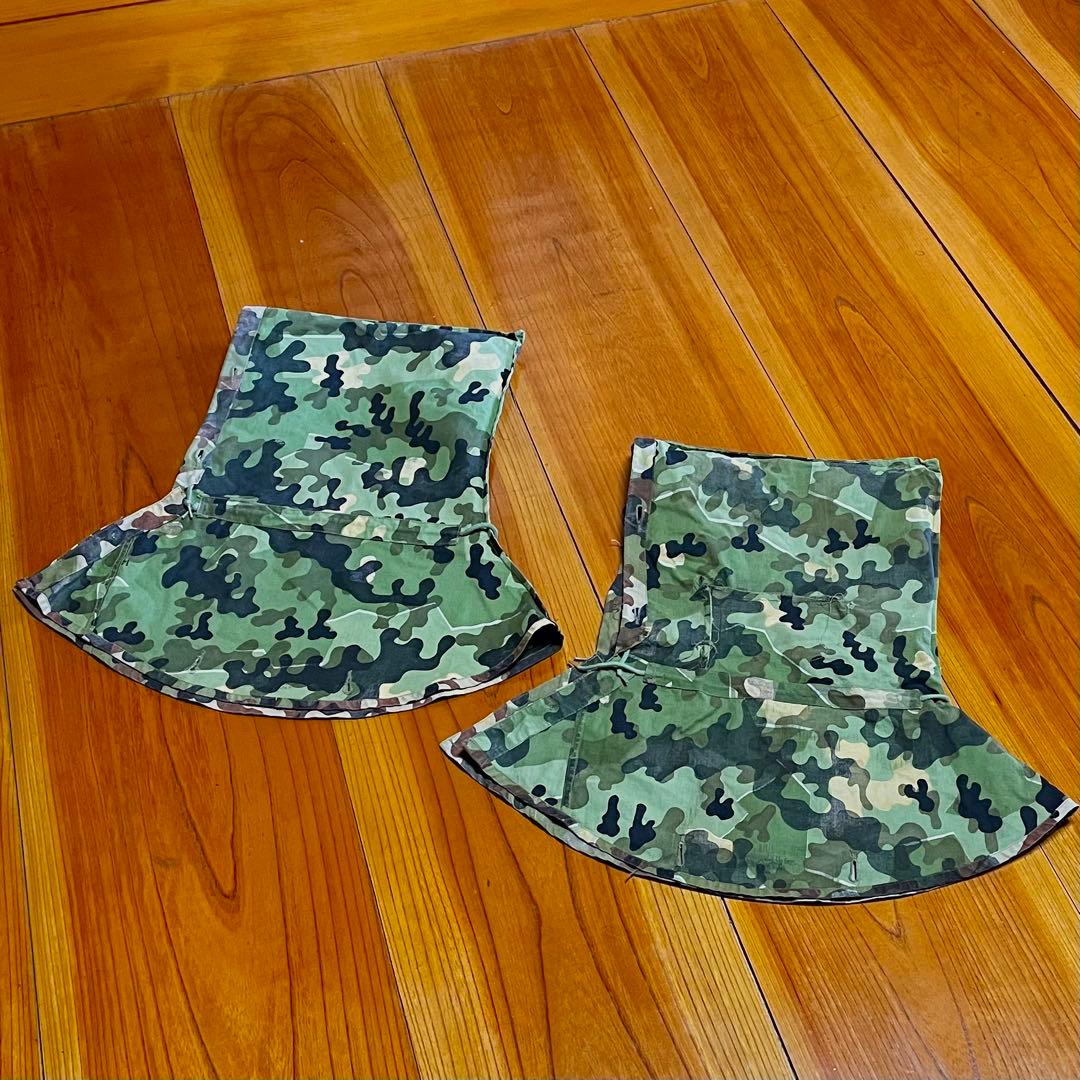 希少 西ドイツ軍 アメーバカモ リバーシブル パップテント 軍幕 キャンプ