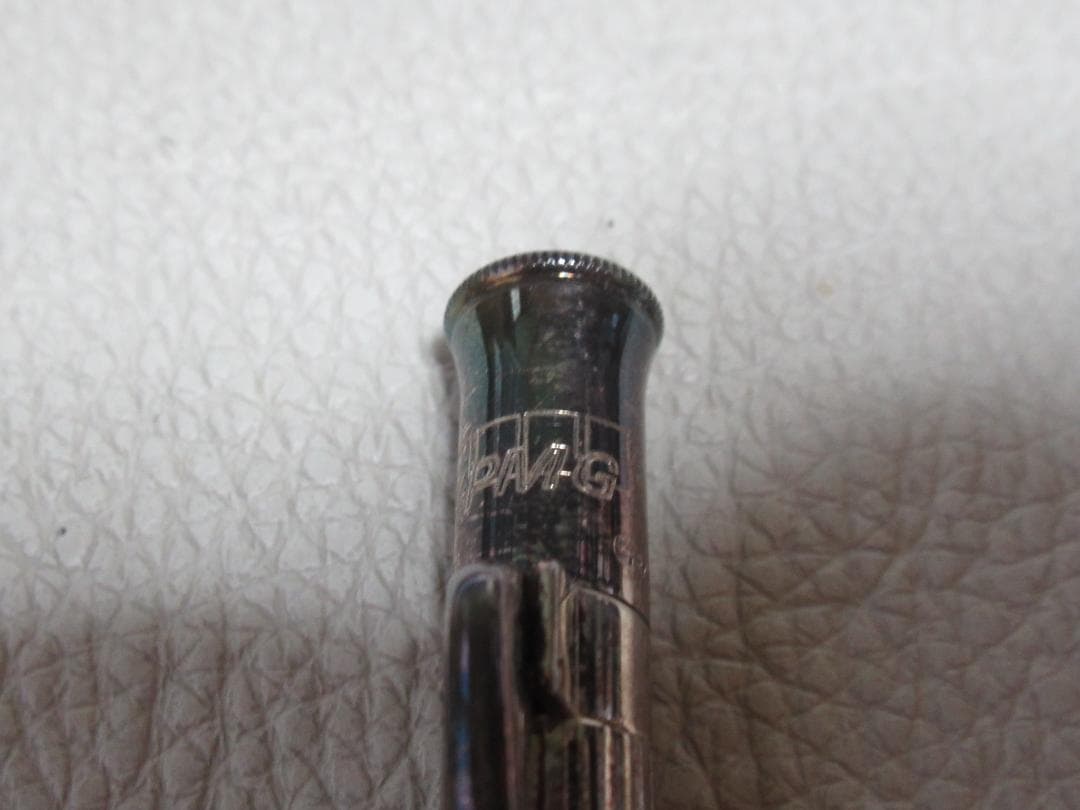 未使用 企業物(KPMG) 絶版品◆ファーバーカステル 銀プレート ボールペン