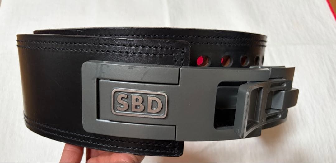 SBD パワーベルト 黒 赤