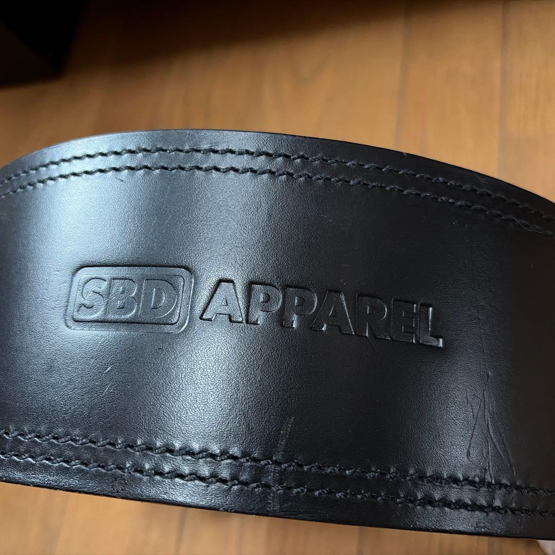 SBD パワーベルト 黒 赤