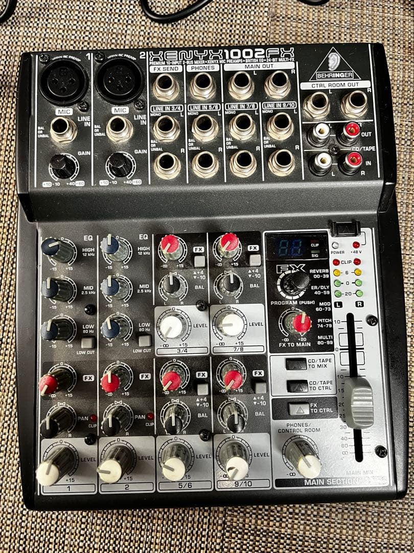 MXL770 マイクスタンド　ポップガード　アナログミキサーのセット