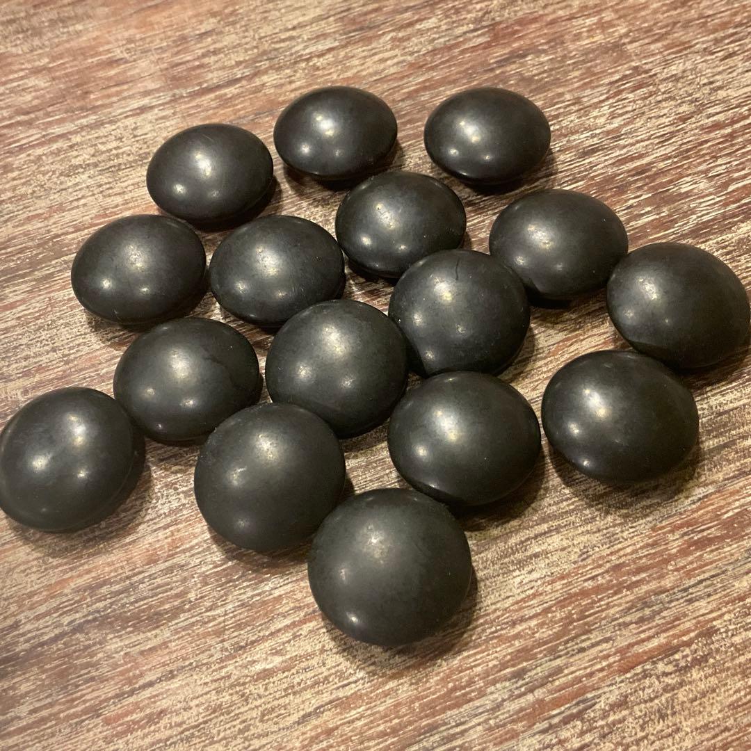 う*ぎ様 美品！高級 碁石 蛤 那智黒 35号 特大 碁笥