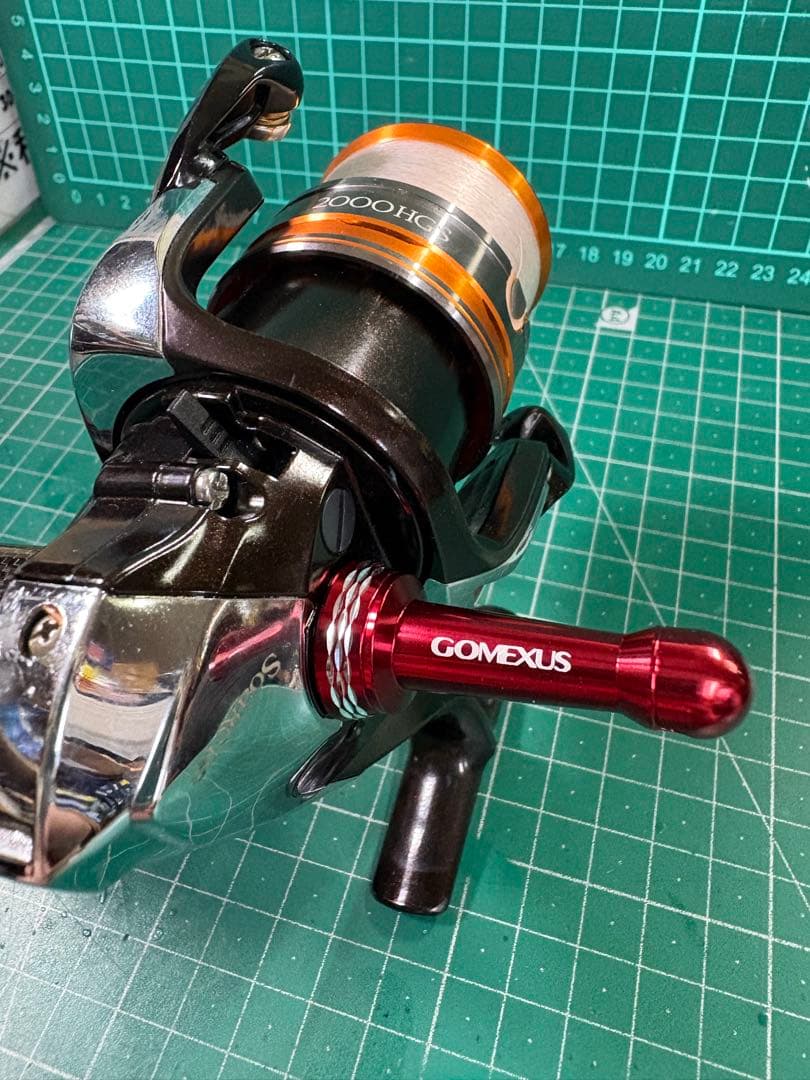 シマノ　13ソアレBB 2000HGS ダブルハンドル　リールスタンドた付き