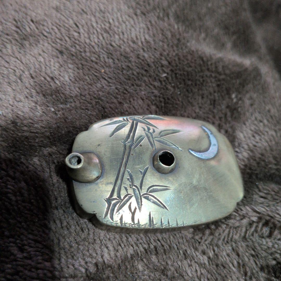 水差し 書道 黄銅鉱 明治時代