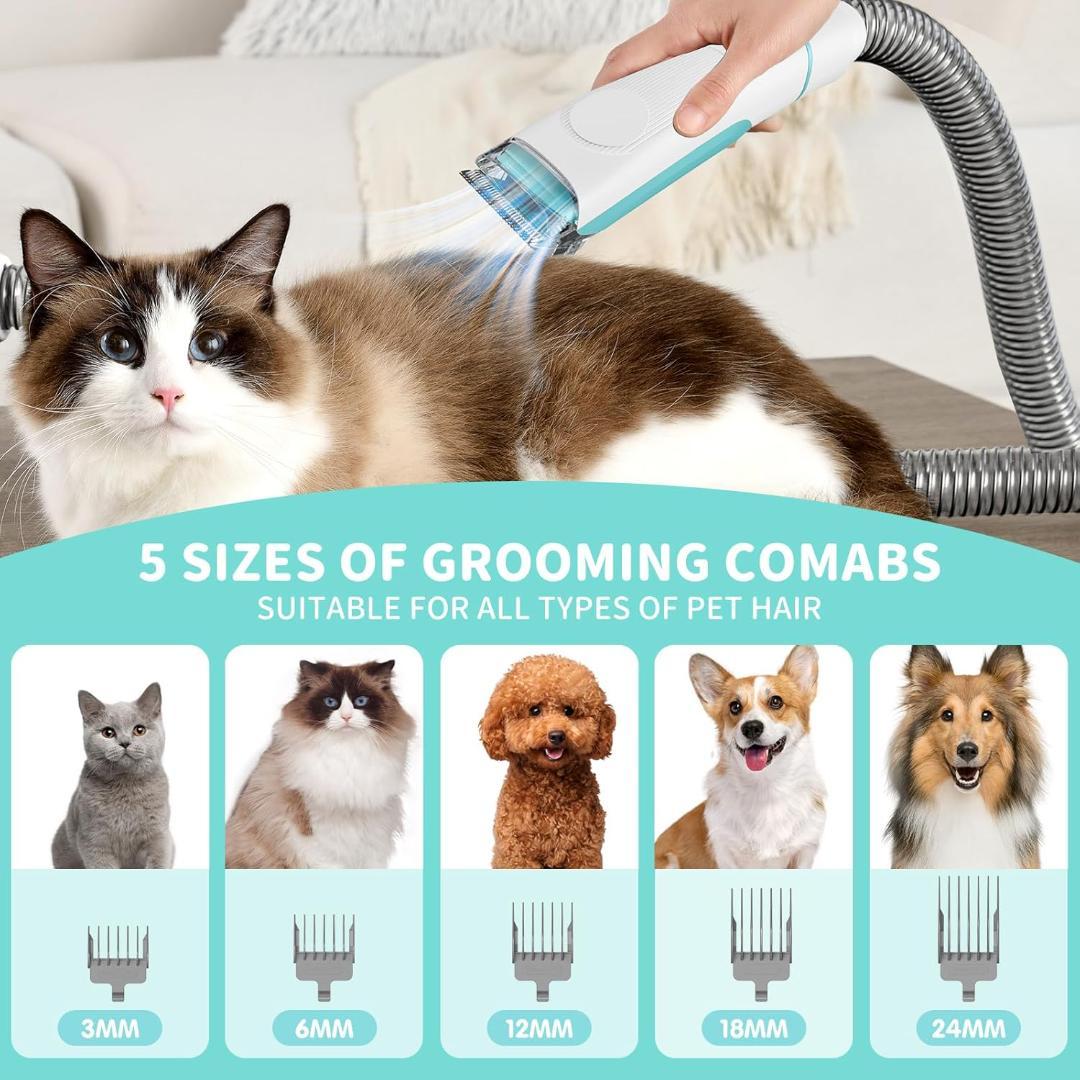 SIMWALペットグルーミングキットとペット用掃除機