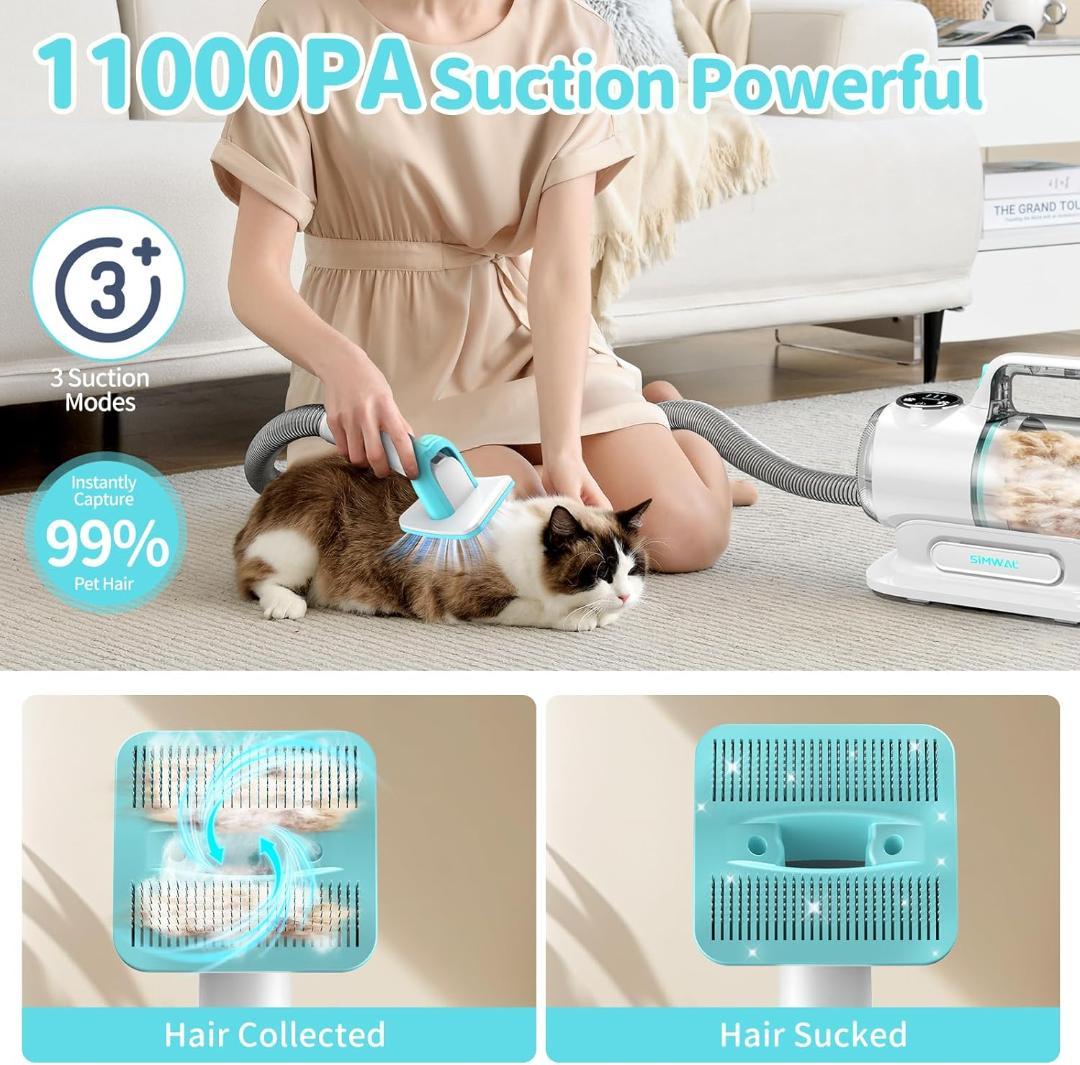 SIMWALペットグルーミングキットとペット用掃除機