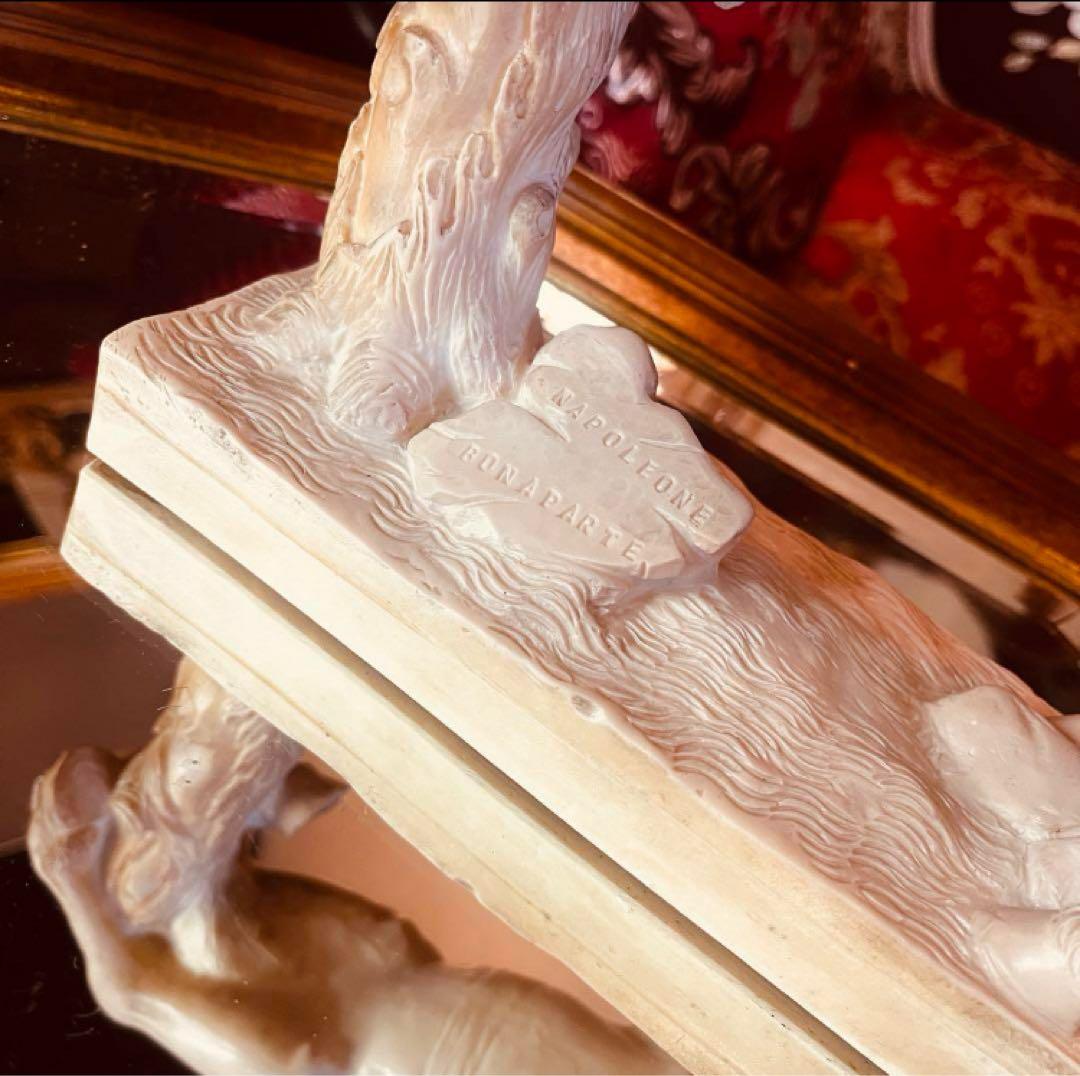 湯布院アンティーク イタリアサンティーニ 西洋彫刻 ナポレオンオブジェ置物ローマ