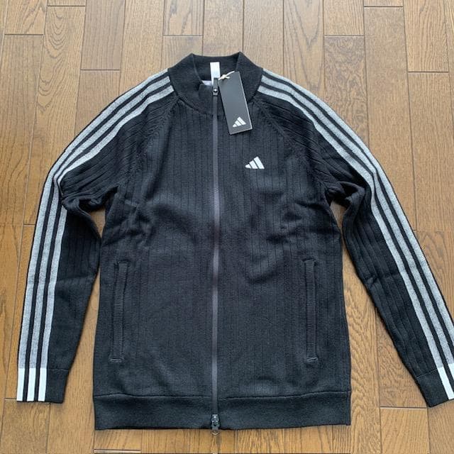 アディダス　ゴルフ　防風　セーター　ニットスカート　上下　レディースXL　黒