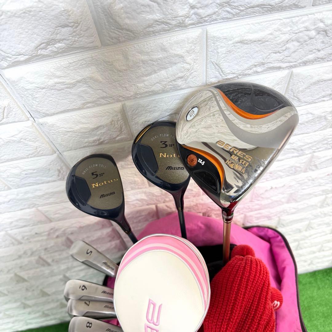 ゴルフセット　初心者応援　豪華　レディース　Mizuno HONMA すぐ使える