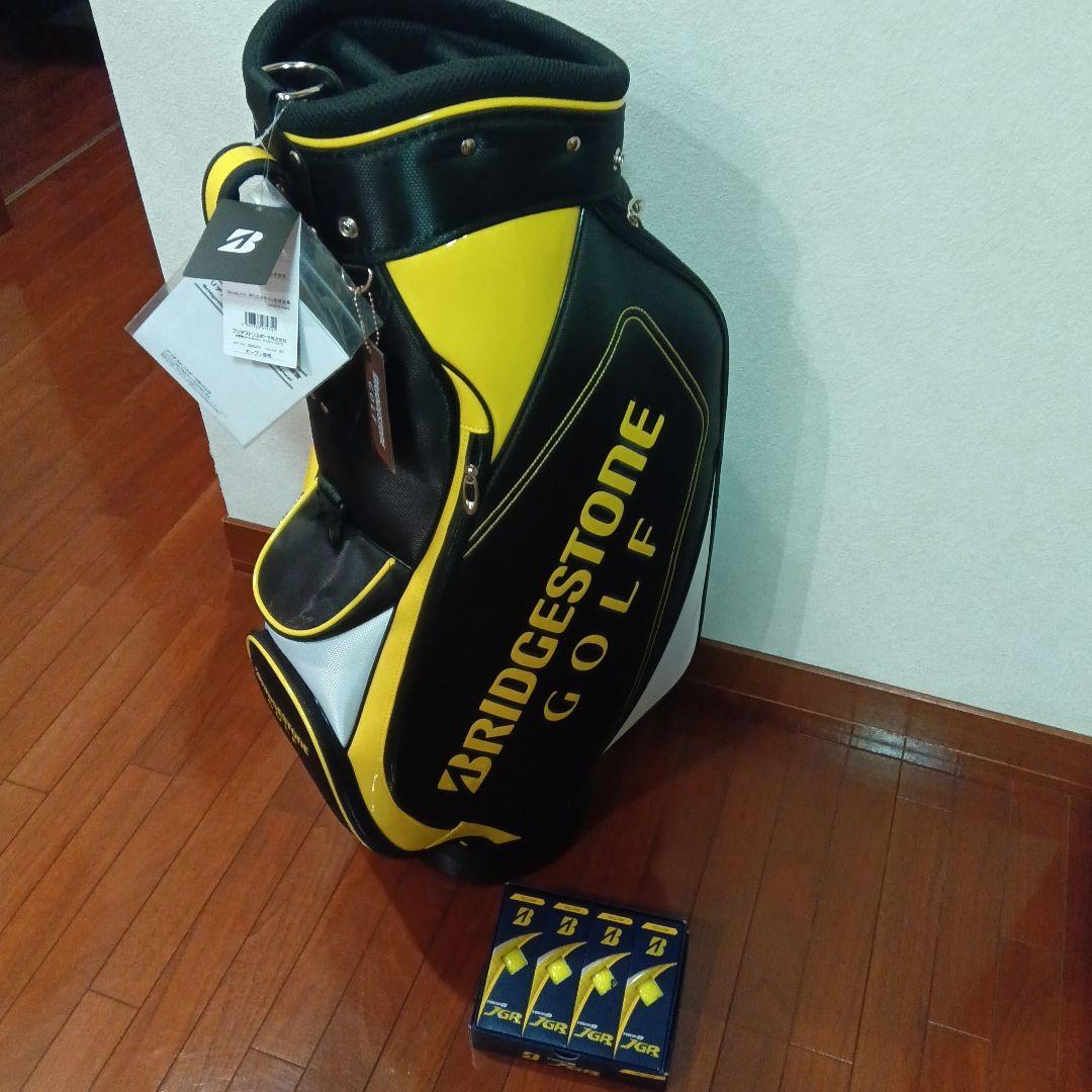 BRIDGESTONE キャディバッグ 　＆　JGRゴルフボール