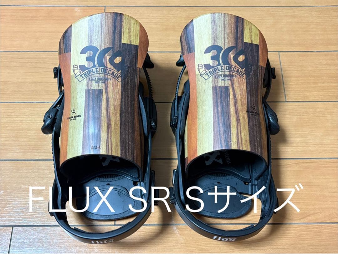 フラックス FLUX SR Sサイズ スノーボード ビンディング パウダー