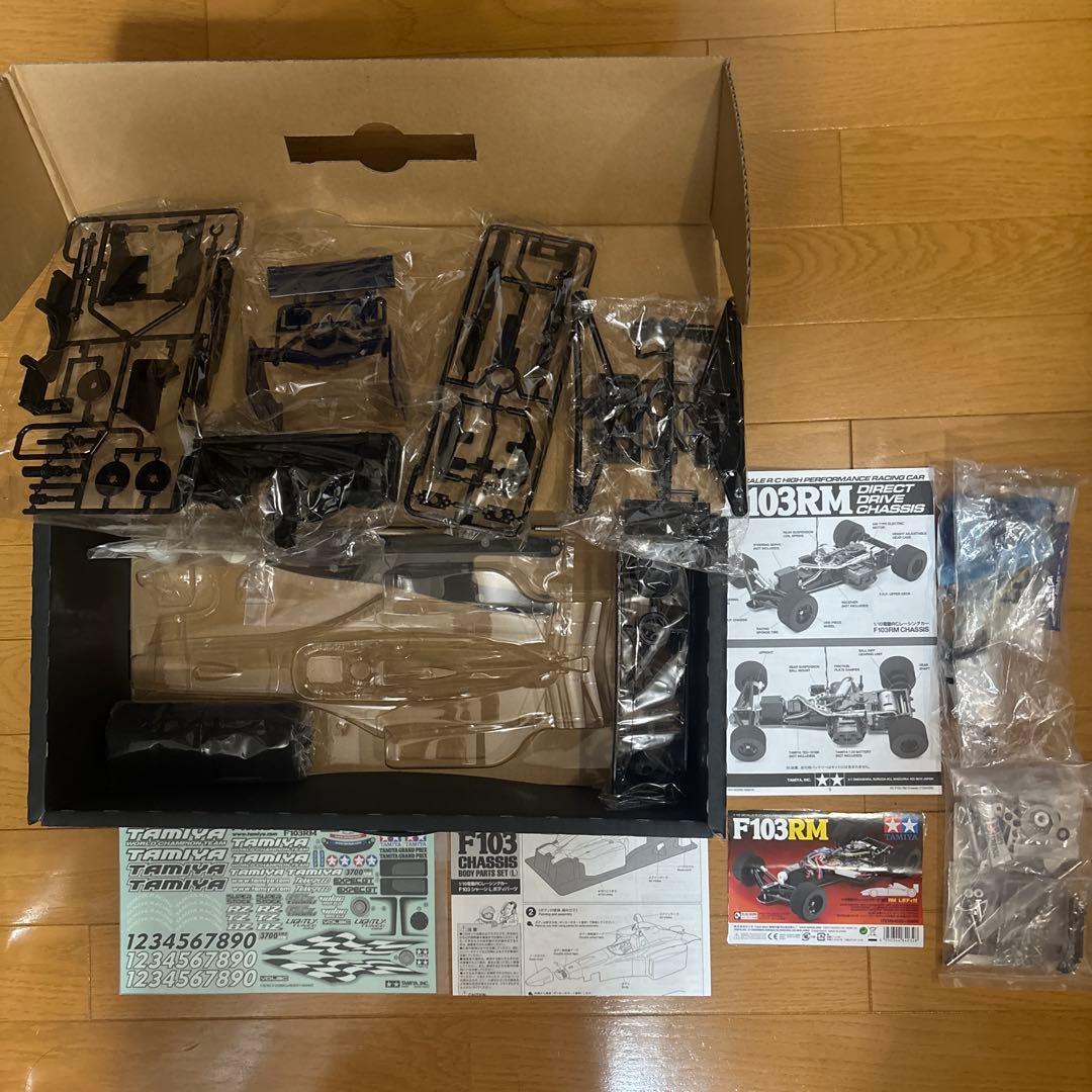 3*b様 Tamiya F103RM 1/10スケール未組立キット不足パーツあり