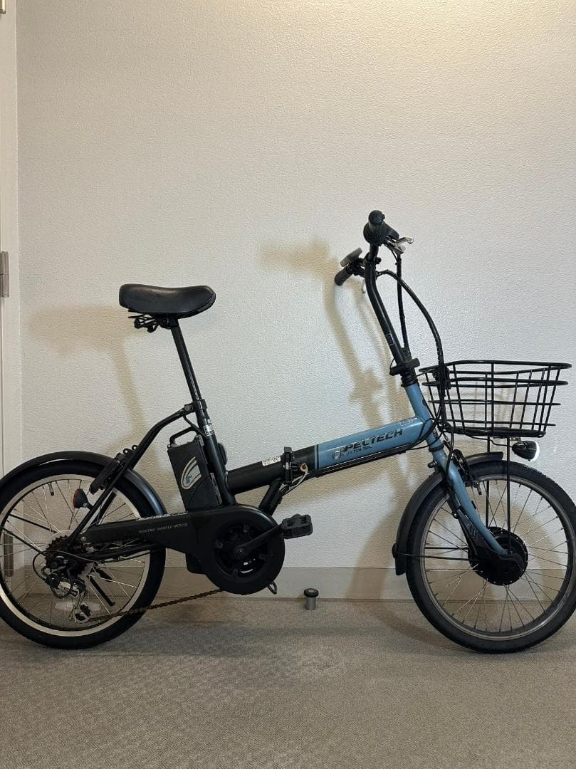 『配送可』ＰＥＬＴＥＣＨペルテック ＴＤＮ－２０８Ｌ折りたたみ電動アシスト自転車