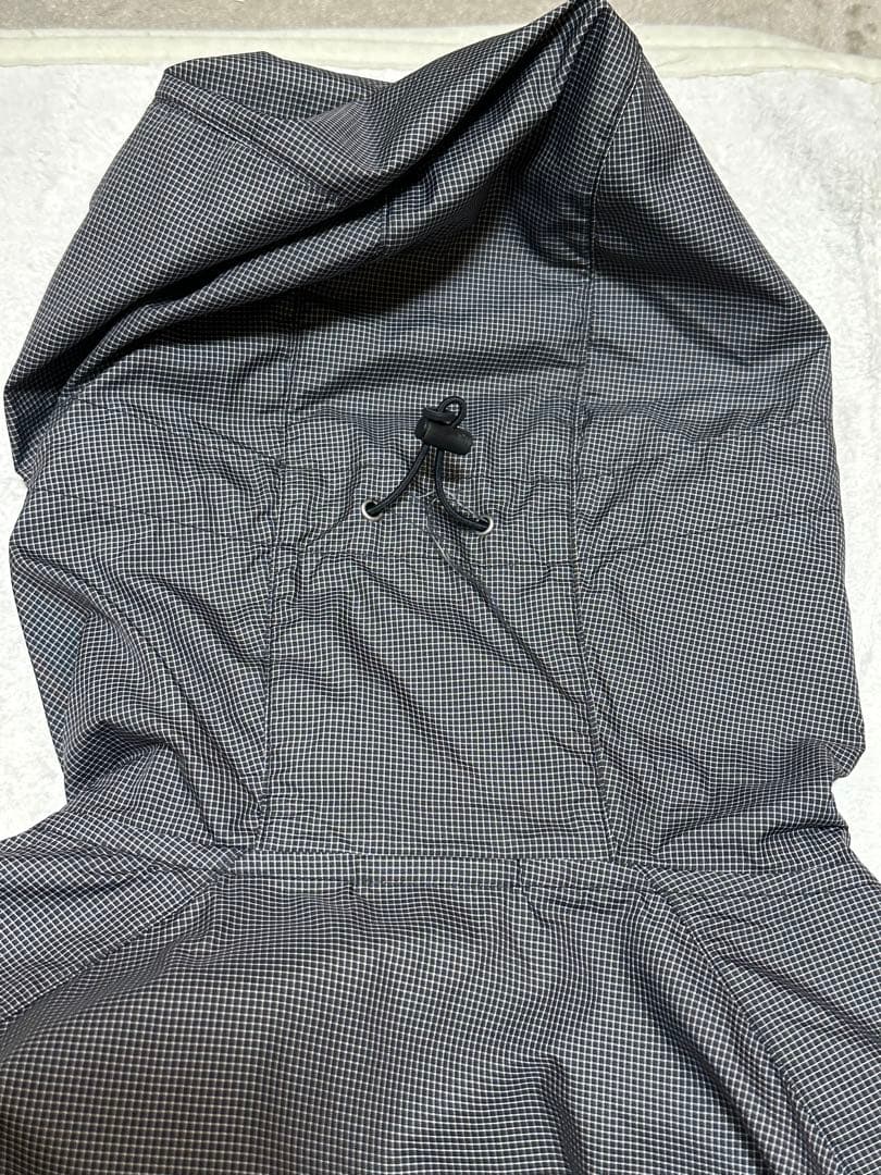 Nike フード付きジャケット グレー チェック柄