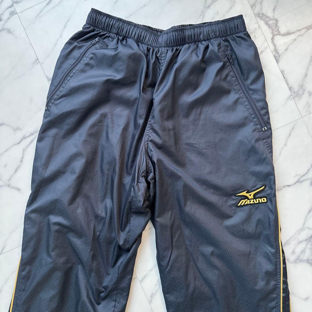 Mizuno Proウインドブレイカー　　上下セット ネイビー/ゴールド