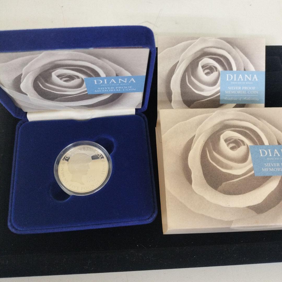 ダイアナ妃追悼記念SILVER PROOF MEMORIALCOIN 