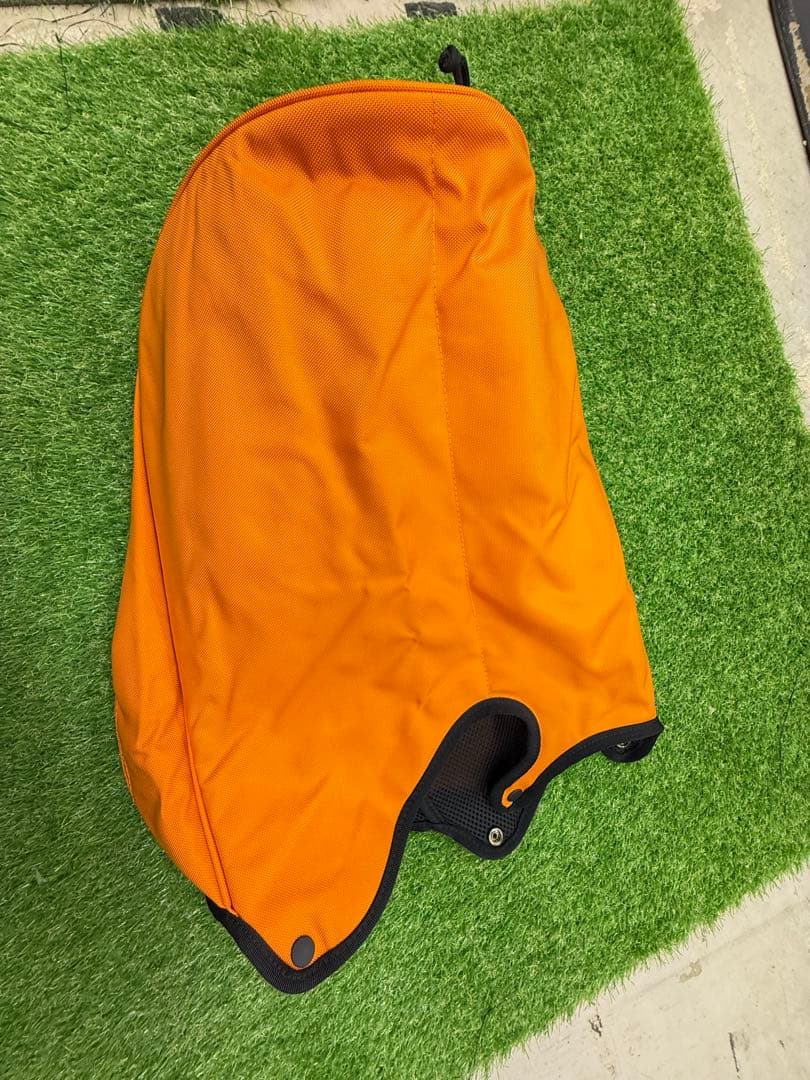 『美品』ブリーフィング　キャディバッグ オレンジ